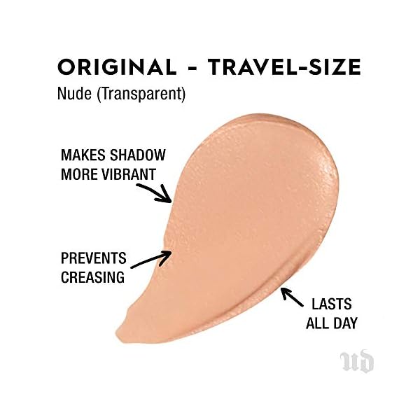 Urban-Decay-Eyeshadow-Primer-Potion-Original-Travel-Size-Award-Winning-Nude-Eye-Primer-for-Crease-Free-Eyeshadow-Makeup-Looks-Lasts-All-Day-016-fl-oz Urban Decay Eyeshadow Primer Potion, Original - Travel-Size - Award-Winning Nude Eye Primer for Crease-Free Eyeshadow…