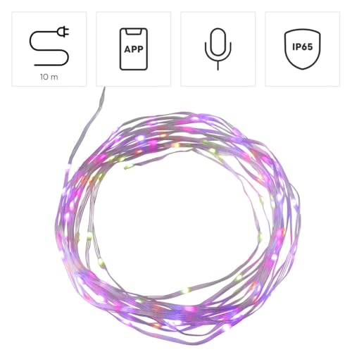 Guirlande lumineuse LED connectée RVBIC 100 LED extérieure contrôlable - 2