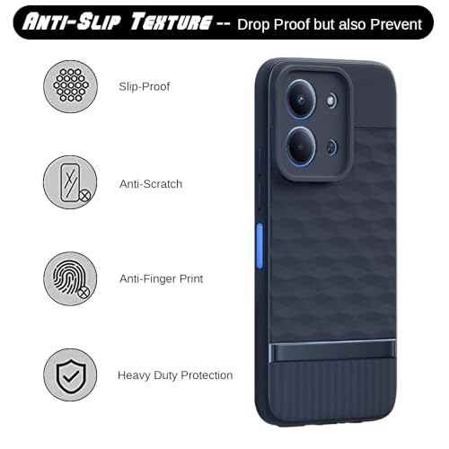 Image of Shockproof Case for Mi Redmi 15C 4G / 15C 5G | Full Camera Protection | TPU Flexible Back Cover for Mi Redmi 15C 4G / 15C 5G (Steel Blue)