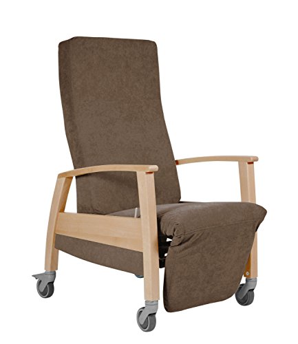 Devita - Pflegestuhl Trippelstuhl Fernsehstuhl GANDA Relax mit Rollen und Schiebegriff bis 120 kg Cover