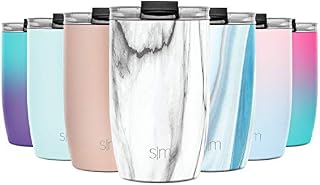 Simple Modern 12oz Voyager Travel Mug Tumbler w/Clear Flip Lid & Straw