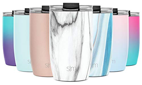 Simple Modern 12oz Voyager Travel Mug Tumbler w/Clear Flip Lid & Straw