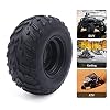 10 ATV Wheels Tire Rim, 22x10-10 Front/Rear Quad Tire Wheel Rim Iron&Rubber Tire with Rim Wheel One Tire Mounted on One Rim for ATVs And Go Karts As Front Or Rear Wheel