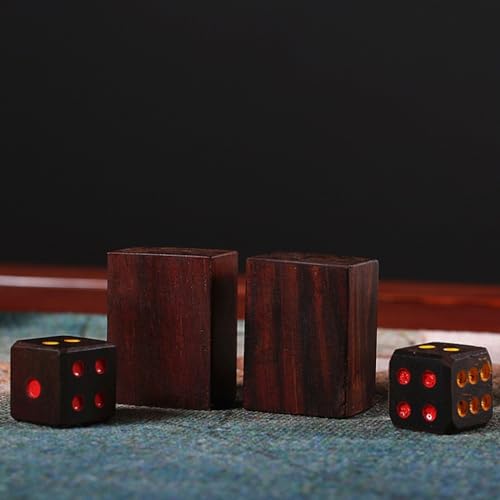 Juego de Mahjong Chino con 144 fichas de madera miniatura 6