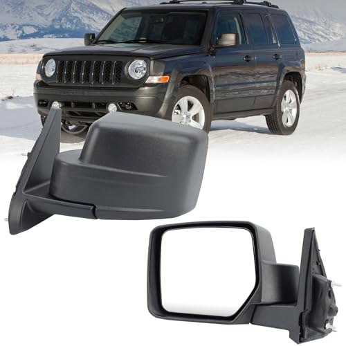 Left Driver Side Mirror Jeep Patriot 2007-2017 Manual