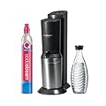 sodastream Gasatore Crystal, Acciaio inossidabile Nero