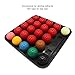 JUOPZKENN Pool Ball Tray, Billiard Ball Tray, Billiard Ball Storage Tray 22 Billiards Snooker Balls Table Storage Case Supplies, Billiard Ball Holder Tray Ball Table Storage Tray