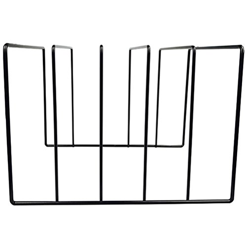 Record-Happy Vinyl Record Storage Holder Stand – Vinyl Coated Metal Wire Rack Holds up to 50 Album Lp’s - Premium Display, Simple and Contemporary Concept Design for 12” Records