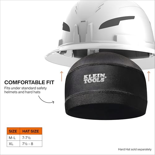 Image of Klein Tools Cooling Helmet Liner for Hard Hats, Under Helmet Cap, Cooling Headwear