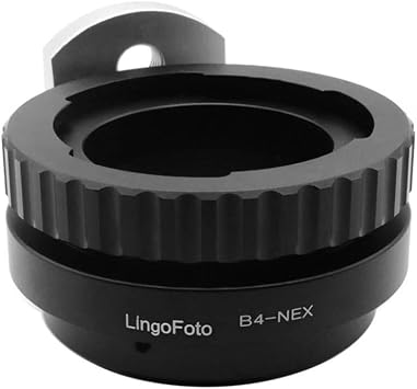 B4-NEX Lens Adapter Ring for B4 2/3" Mount Lens for NEX E-Mount Camera Metal Dual Purpose Adapter Ring Manual Focus