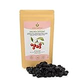 Kirschen getrocknet (250g), Süßkirschen entsteint, natürlich und ungezuckert, Kirschen süß, Trockenobst Snack