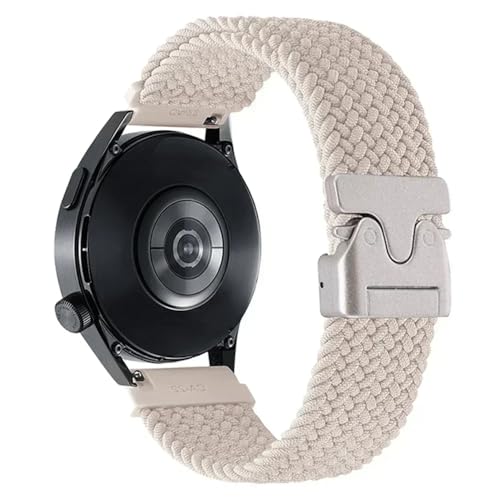 Image of YODI Parachute Buckle Strap Band Compatible With Redmi Watch 5 Lite Smartwatch Only, Braided design Classic Nylon Straps Accessories for Men and Women, Replacement Sport Strap Bands for Boys and Girls (BRAIDED-STARLIGHT)