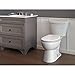 Delta Turner 2-Piece 1.1 GPF/1.6 GPF Dual Flush Elongated Front Toilet in White