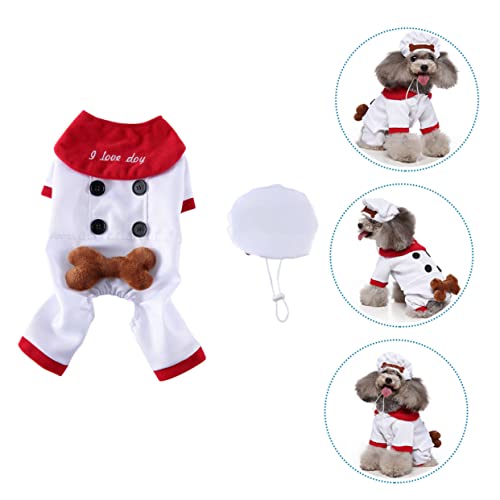 Disfraz para perro tamaño XL Toddmomy blanco miniatura 6