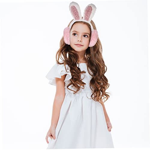 BESPORTBLE Rabbit Ears Headband Ear Muffs Winter Accessory for Little Girls Cozy Adorable3