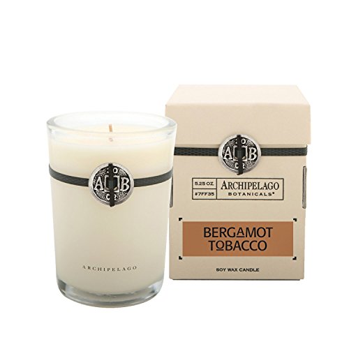 Archipelago Bergamot Tobacco Signature Boxed Candle
