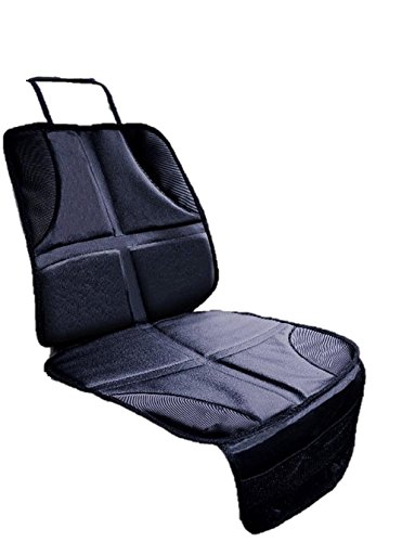Luliey Car Seat Protector (2 Pack)- Car Seat Cover Pad for Child and Baby Car Seats and Dog Mats - Protects Vehicle Cloth Upholstery or Leather Seats from Dust and Dirty Shoes