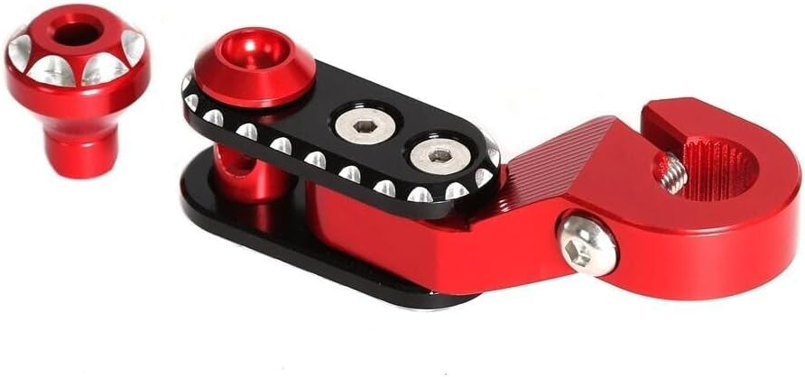 Monkey125 Rear Drum Brake Cam Lever Compatible with Monkey 125 DAX 125 2018-2024 3D CNC Motorcycle Accessories (Red)