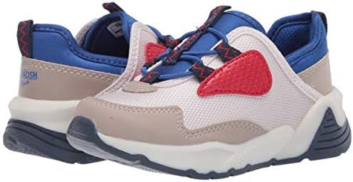 OshKosh B'Gosh Boy's Prynce Athletic Sneaker, White, 5 Toddler | Image 6