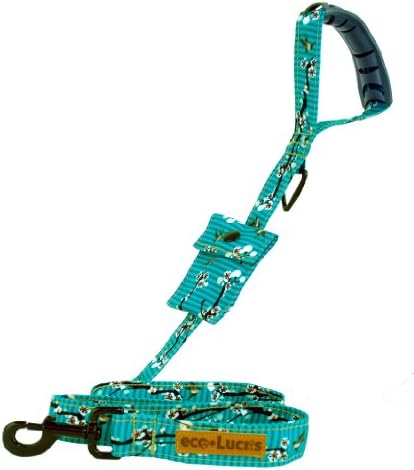 eco-Lucks Dog Leash, Hong Kong Sea, 5-Foot