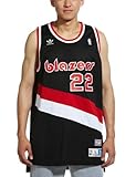 NBA Portland Blazers Clyde Drexler Swingman Jersey (Black/Red/white, Small)