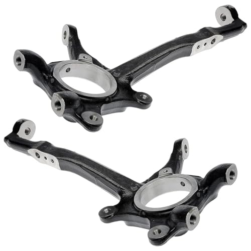 Image of Detroit Axle - Front Steering Knuckles for Toyota 2003-2015 4Runner FJ Cruiser Lexus GX460, 2004 2005 2006 2007 2008 2009 2010 2011 2012 2013 2014 Steering Knuckles Assembly Replacement