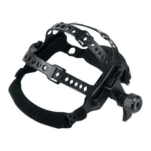 Image of TRQWH Replacement Headgear for Welding Helmet - Square Hole Welding Hood Headgear Comfortable & Flexible Welding Helmet Headgear Welding Helmet Accessories