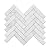Soulscrafts Italian White Carrara Marble 1 x 4 Herringbone Mosaic Tile Polished for Kitchen Backsplash Bathroom Wall & Floor Tile 5 Sheets/Box