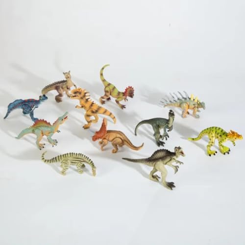 Image of Small Kids Sea & Wild Animal Toys Sets for Fun, Educational, Spark Imagination and Learning (Multi Choice Sets) (Dinosaurs) 12pcs