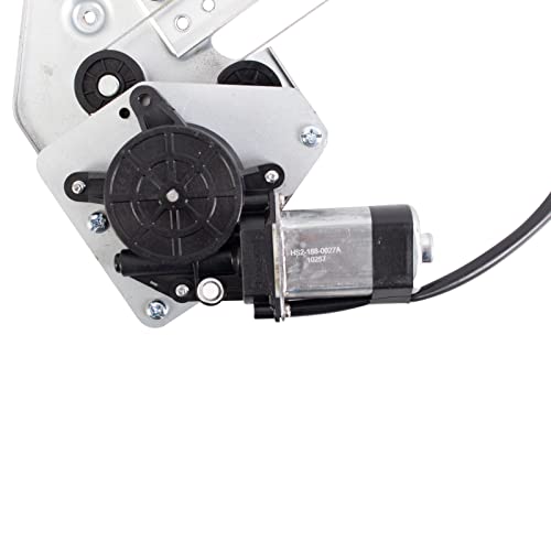 Image of TRQ Rear Passenger Side Power Window Motor and Regulator Assembly Compatible with 2009-2014 Acura TL