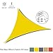Produktbild Sonnensegel Dreieck Sonnensegel Wasserdicht Oxford Stoff UV-Schutz Sun Segel Wetterschutz für Garten Balkon Terrasse und Camping mit festem Zubehör Mehrere Größen,3x4x5m/9.5'x13'x16'