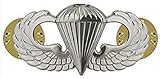 Army Basic Parachutist Badge Mirrored Finish - Regulation