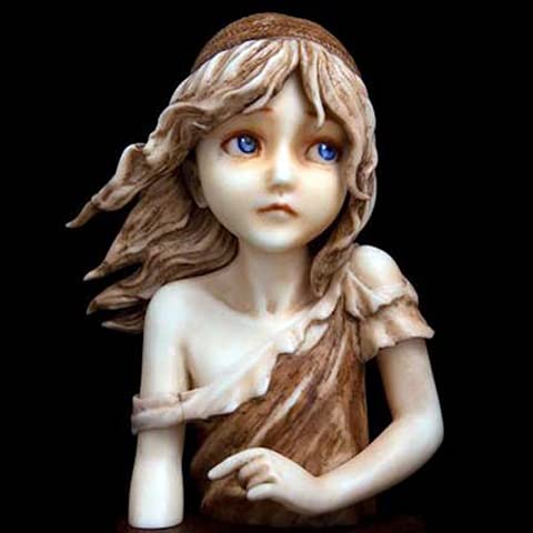 Figura de resina Cosette Les Miserables 1:7 miniatura 1