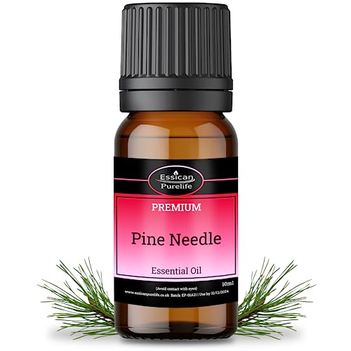 Pine Needle Essential Oil - 100% Pure Essential Oil, Therapeutic Grade, Pine Oil Essential Oils - Pine Needle for Candle Making, Aromatherapy Oil, Pine Essential Oils for Diffusers for Home - 10ml