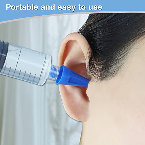 TopQuaFocus Ear Wax Removal Ear Cleaning Kit Cleaner Irrigation Flusher Tool Good Silicone Nozzle Reusable Household Universal Cleaning Kit