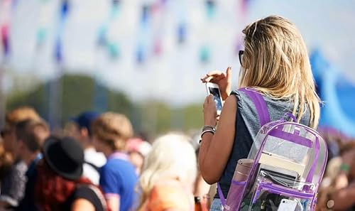 Image of Trail maker Clear Backpack Heavy Duty with Padded Straps, Side Pockets for Kids, Boys, Girls, School, Stadium Approved Events