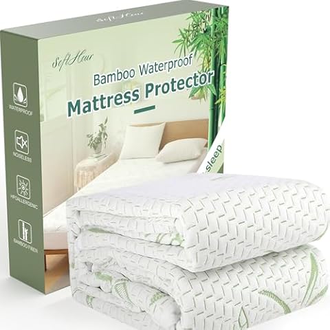 Queen Bamboo Waterproof Mattress Protector Cover