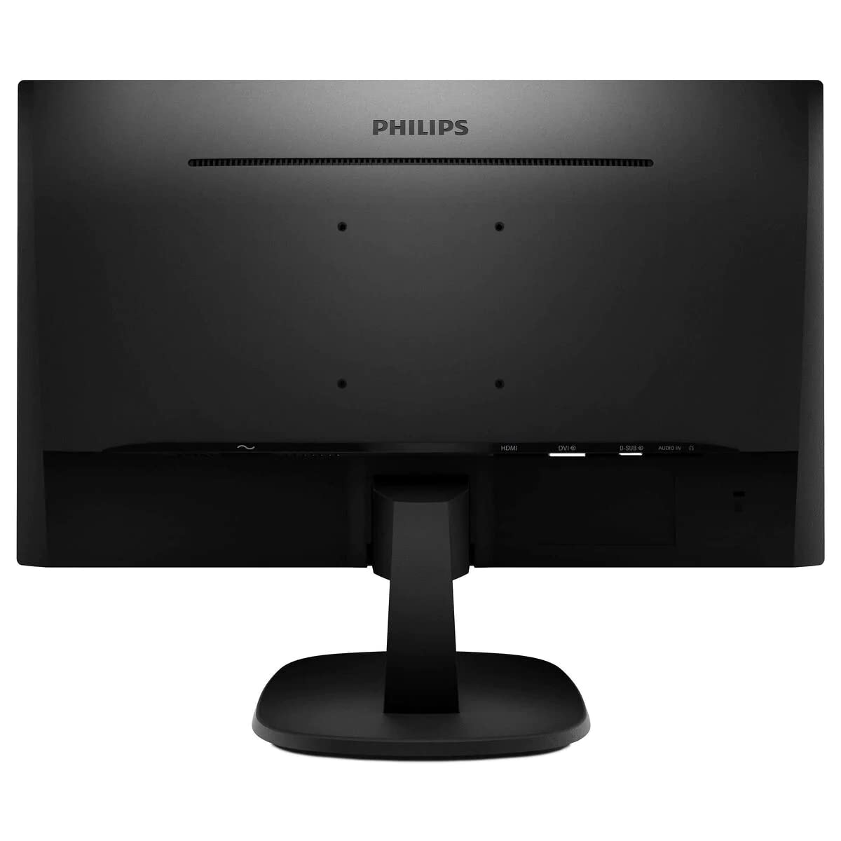 Philips 273V7Qdab Monitor 27 Pollici Led Ips Full Hd, 4 Ms, 3 Side Frameless, Low Blue Mode, Flicker Free, HDMI, DVI, VGA, Attacco Vesa, Audio Integrato, Nero
