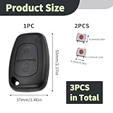Key Fob Replacement Compatible with Vauxhall, Renault, Trafic, Vivaro, Nissan Primastar, Movano, Master, Kangoo, Key Fob Shell, 2 Button Key Fob Case with 2 Micro Buttons, Durable (No Blade) - Image 3