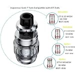 Vaporesso ARMOUR MAX Kit[ iTank T Edition ] 220W Armour Max Mod with 6 ml Top Tilling itank T Atomizer, Support GTI Coil (0.2Ω/0.4Ω), No Battery, no nicotine (ARMOUR MAX Kit（itank T) Cyber Blue)