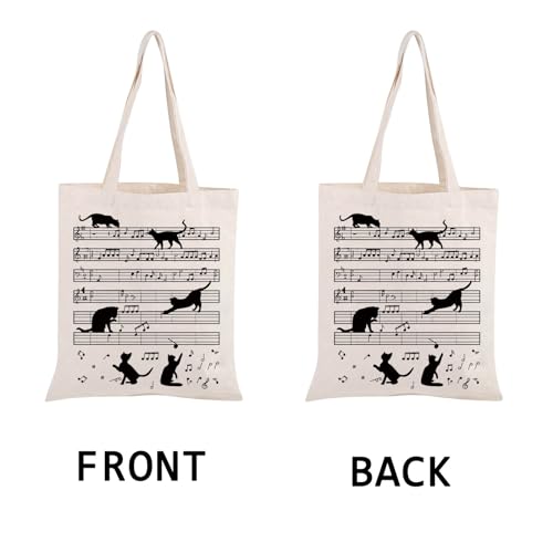 Bolso Tote Nota Musical PWHAOO para Mujer miniatura 5