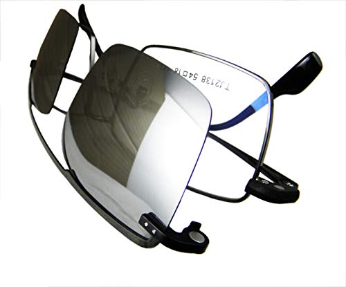 Circleperson Men Magnetic glasses Light weight Metal Mirror Polarized clip on sunglasses4
