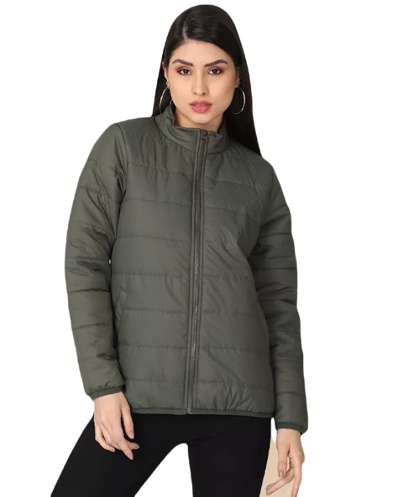 attiris Women's Polyester Solid Full Sleeve Casual Wear Lightweight Jacket with Side Pockets-picture-29