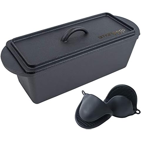 Smartpeas Cast Iron Pot Dutch Oven with Lid - Bread Oven Pot - Dutch Oven for Bread Making - Bread Dutch Pot with Lid - Bread Dutch Oven - Plus: Oven Gloves Cover