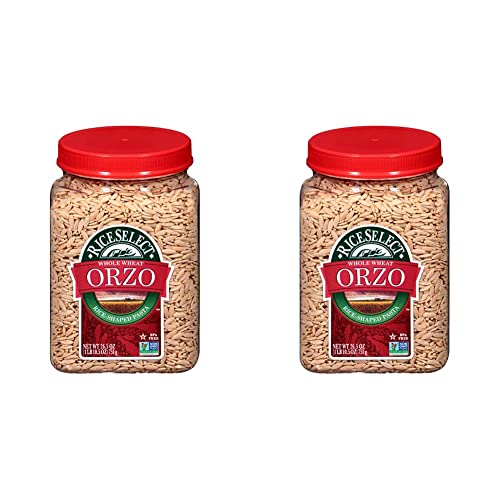 Riceselect Whole Wheat Orzo Rice-Shaped Pasta, Non-Gmo, Vegan, 1.66 Pound (Pack Of 2) #TOP10