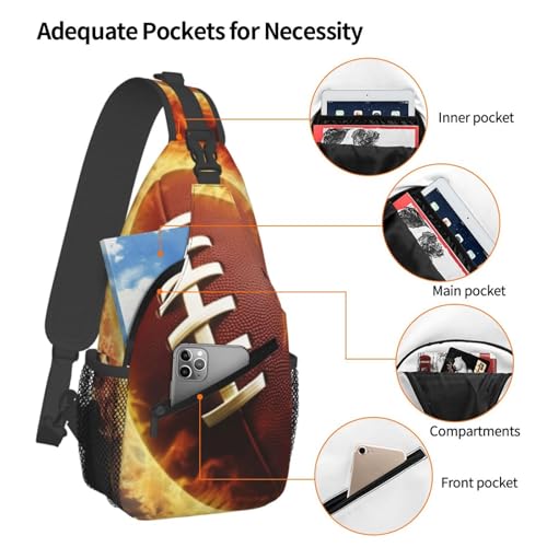 Bolso cruzado para hombre mochila bandolera negra miniatura 4