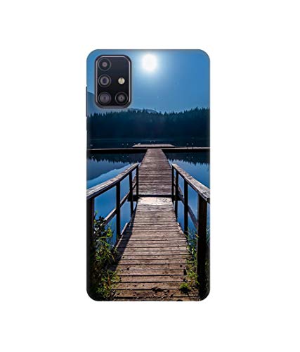 Image of Amazon Brand - Solimo Designer Wooden Beach 3D Printed Hard Back Case Mobile Cover for Samsung Galaxy M31s