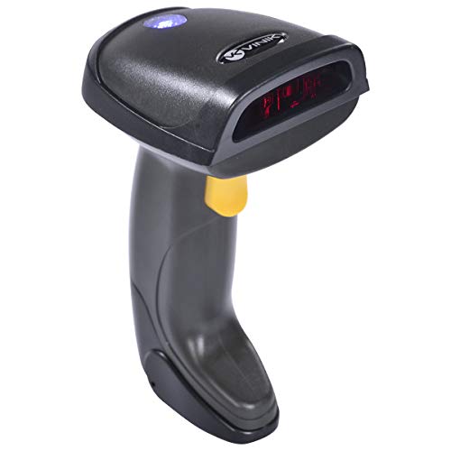 Leitor de Código de Barras Laser sem Fio WCB100 3 em 1 com Leitura Automática- Leitura de Boletos, N