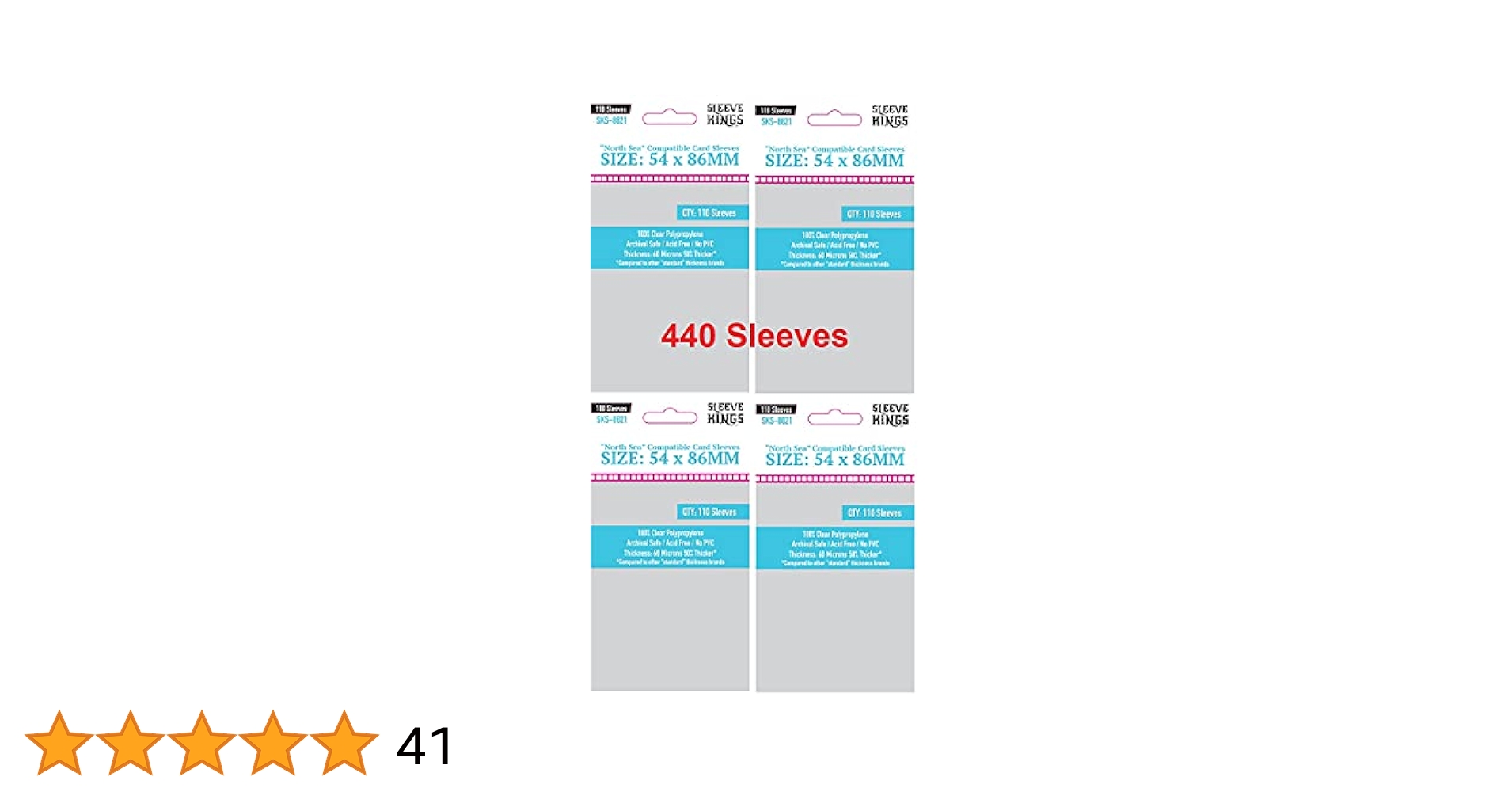 Amazon.co.jp: Sleeve Kings North Sea 対応スリーブ 54 x 86 mm