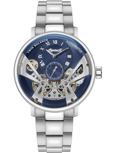 The Tennessee Mens 45mm Automatic Watch with Dial and Stainless Steel Bracelet Strap